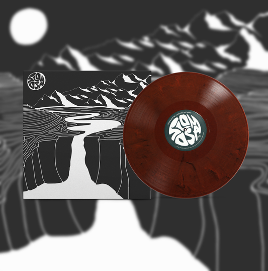 Tundra Rock LP - Maroon/Black Marble
